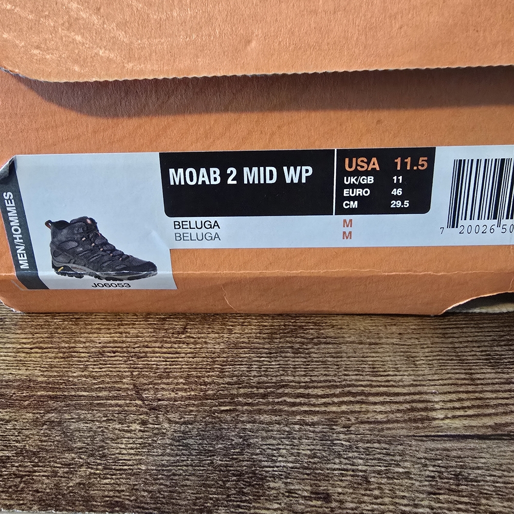 Merrell Gray Hiking Boots - Picture 2 of 9